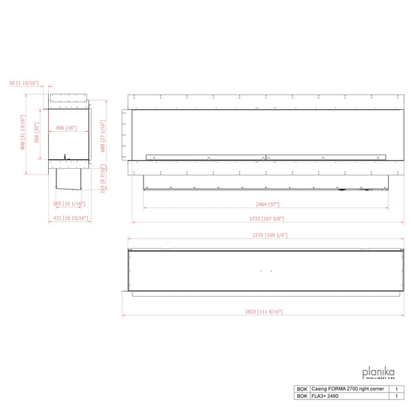 Forma 2700 - Biocamino ad angolo destro
