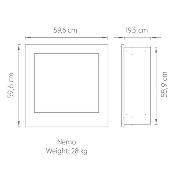 Safretti Nemo - Biocamino nero