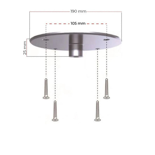 Asta e staffa per soffitto di Cocoon Aeris
