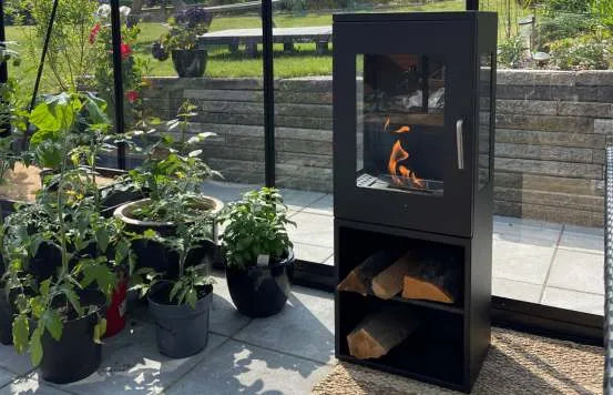 Caminetto a bioetanolo per veranda