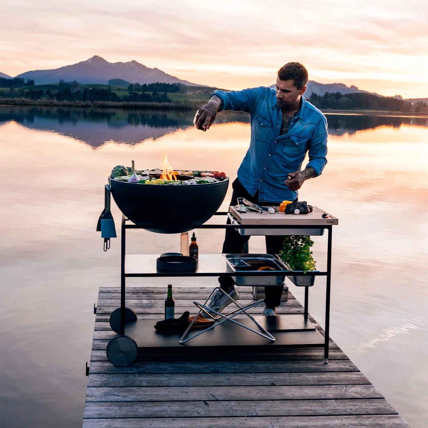 camino barbecue da esterno