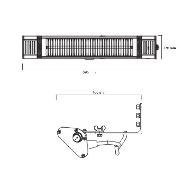 Riscaldatore Eco Plus-line - 2000W