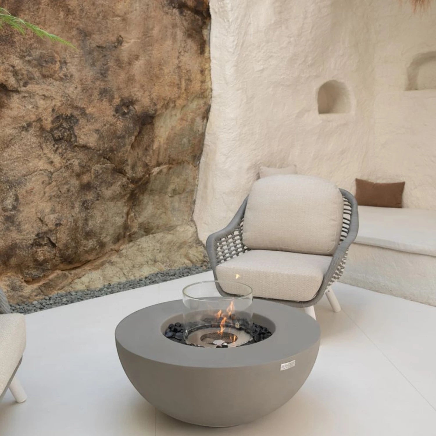 ROCA Braciere a Bioetanolo – Grigio siderale