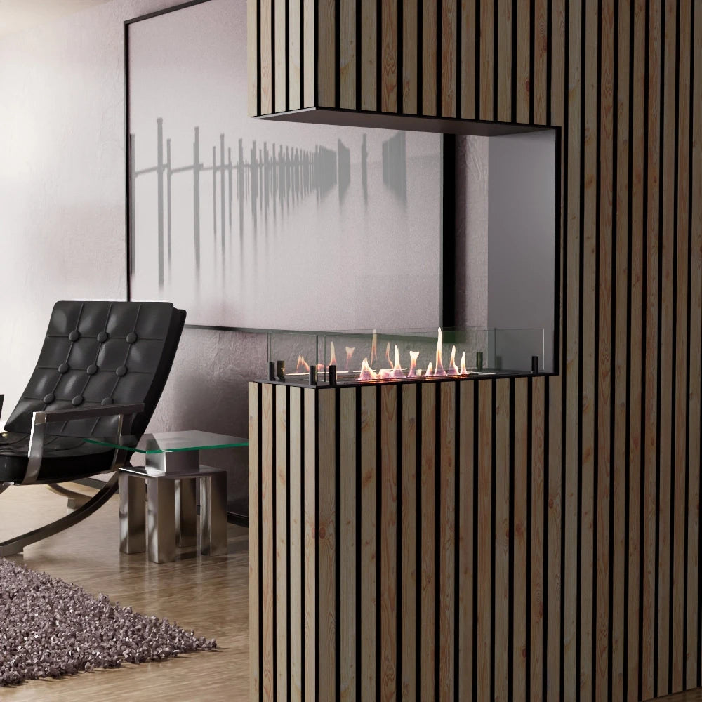Foco Room Divider 600 Slim - Biocamino divisorio