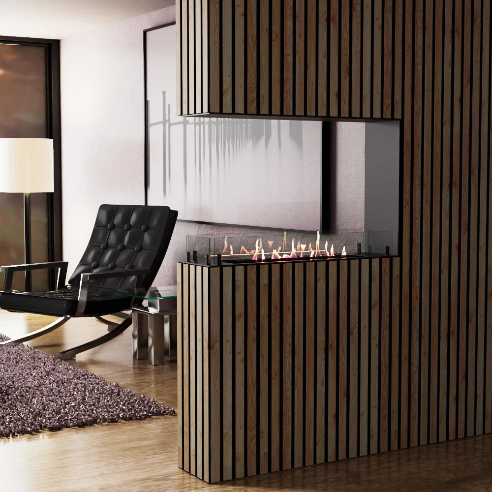 Foco Room Divider 800 Slim - Biocamino divisorio