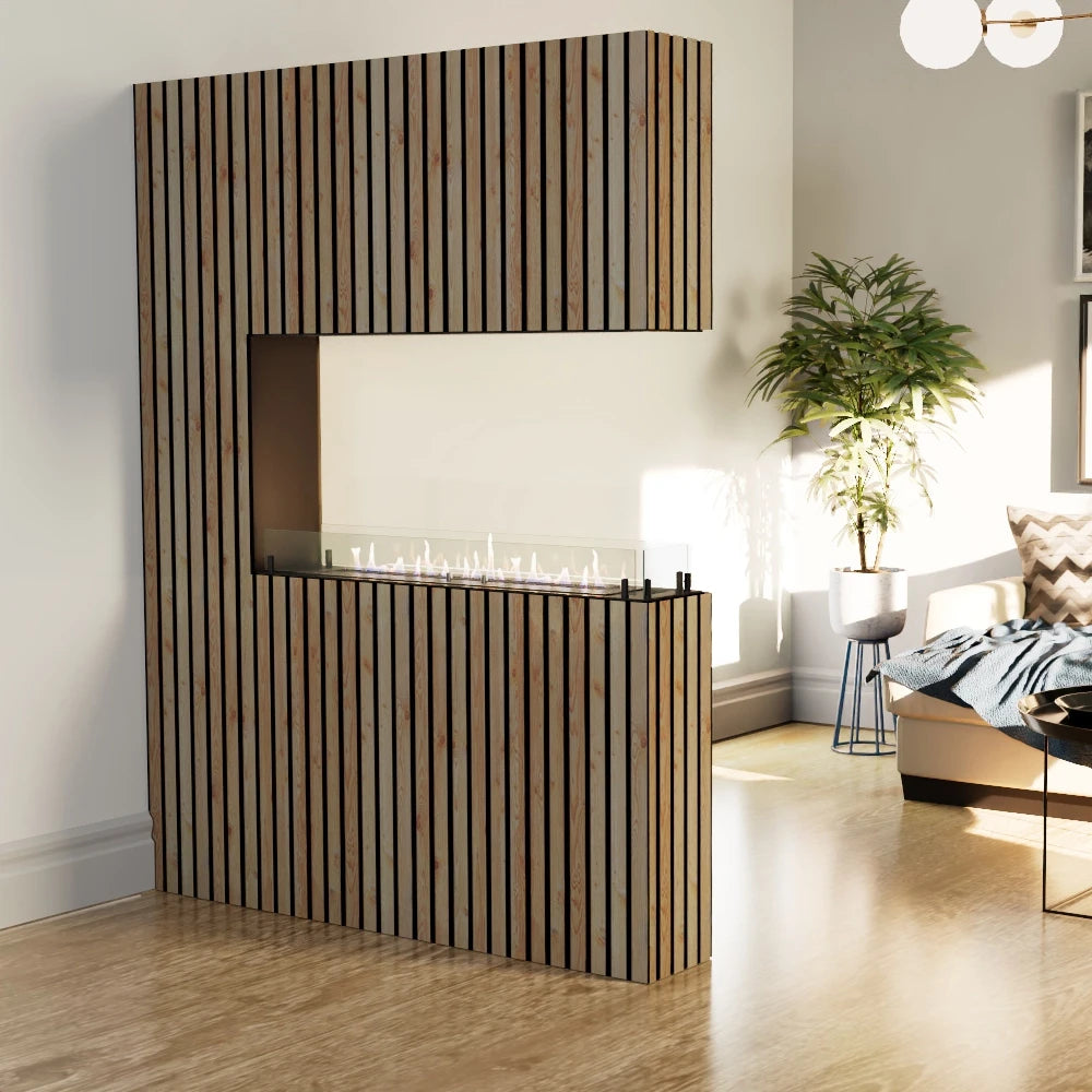 Foco Room Divider 1000 Slim - Biocamino divisorio