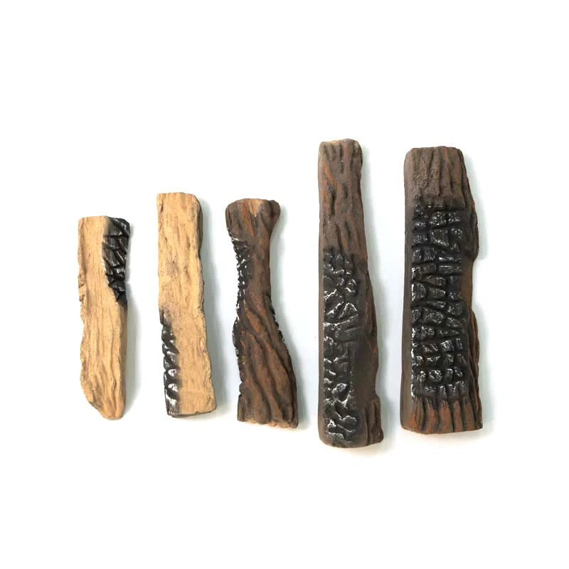 Legno decorativo in ceramica - 5 pezzi