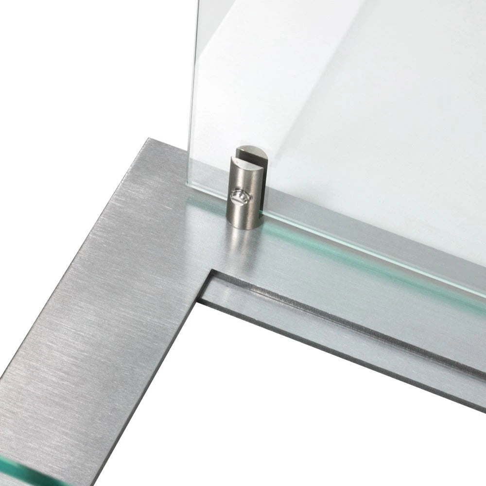 Profilo da incasso per bruciatore da 80 cm