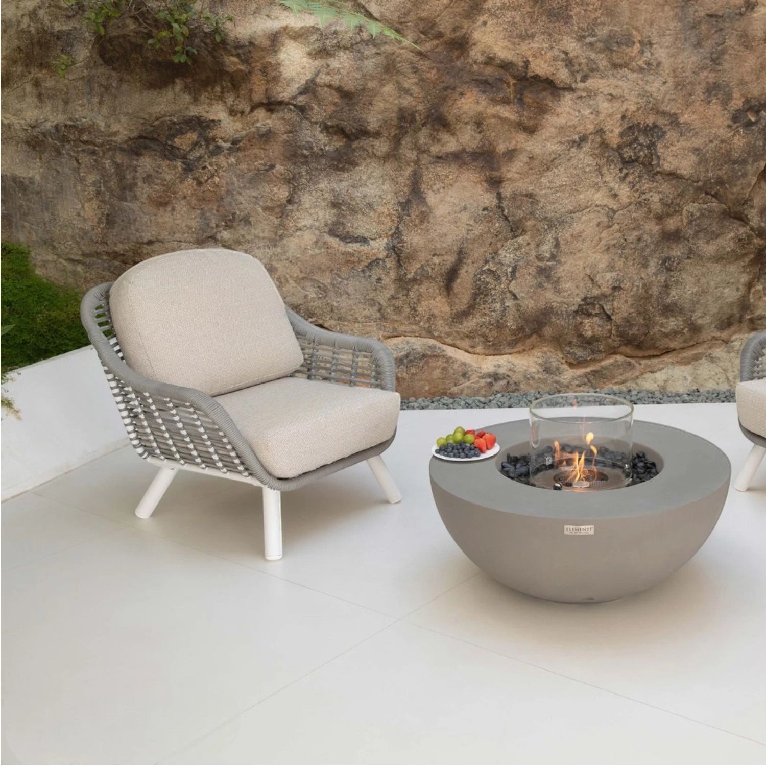 ROCA Braciere a Bioetanolo – Grigio siderale