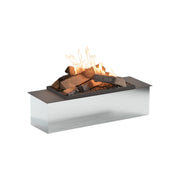 Planika FLA4 790 Flogs: Bruciatore a bioetanolo telecomandato con fiamme realistiche e ceppi decorativi