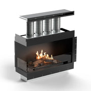 Flogs Box 1000 Angolo Sinistro (Ventilazione Interna) - Caminetto a Bioetanolo