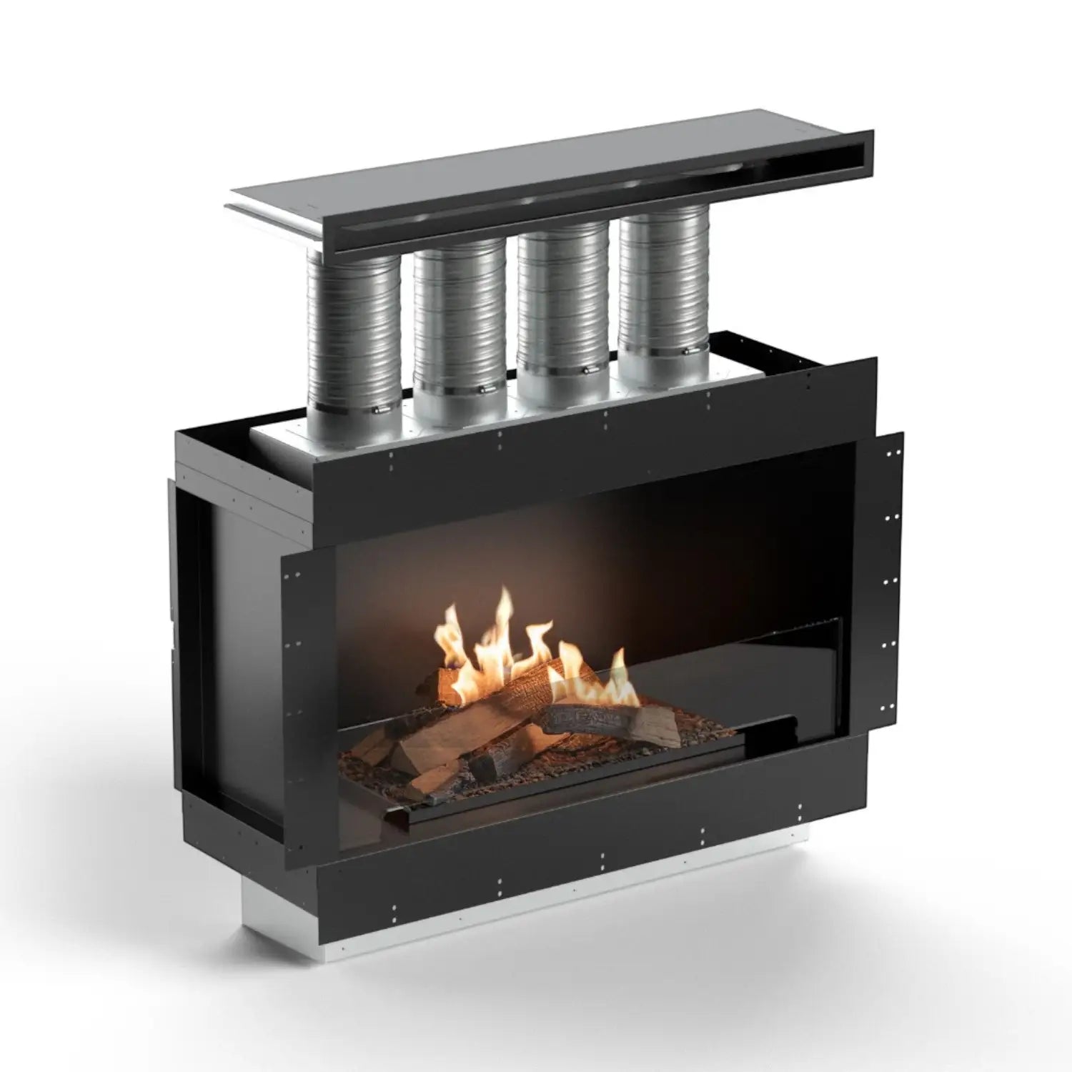 Flogs Box 1000 Monofacciale (Ventilazione in Ambiente) - Caminetto a Bioetanolo