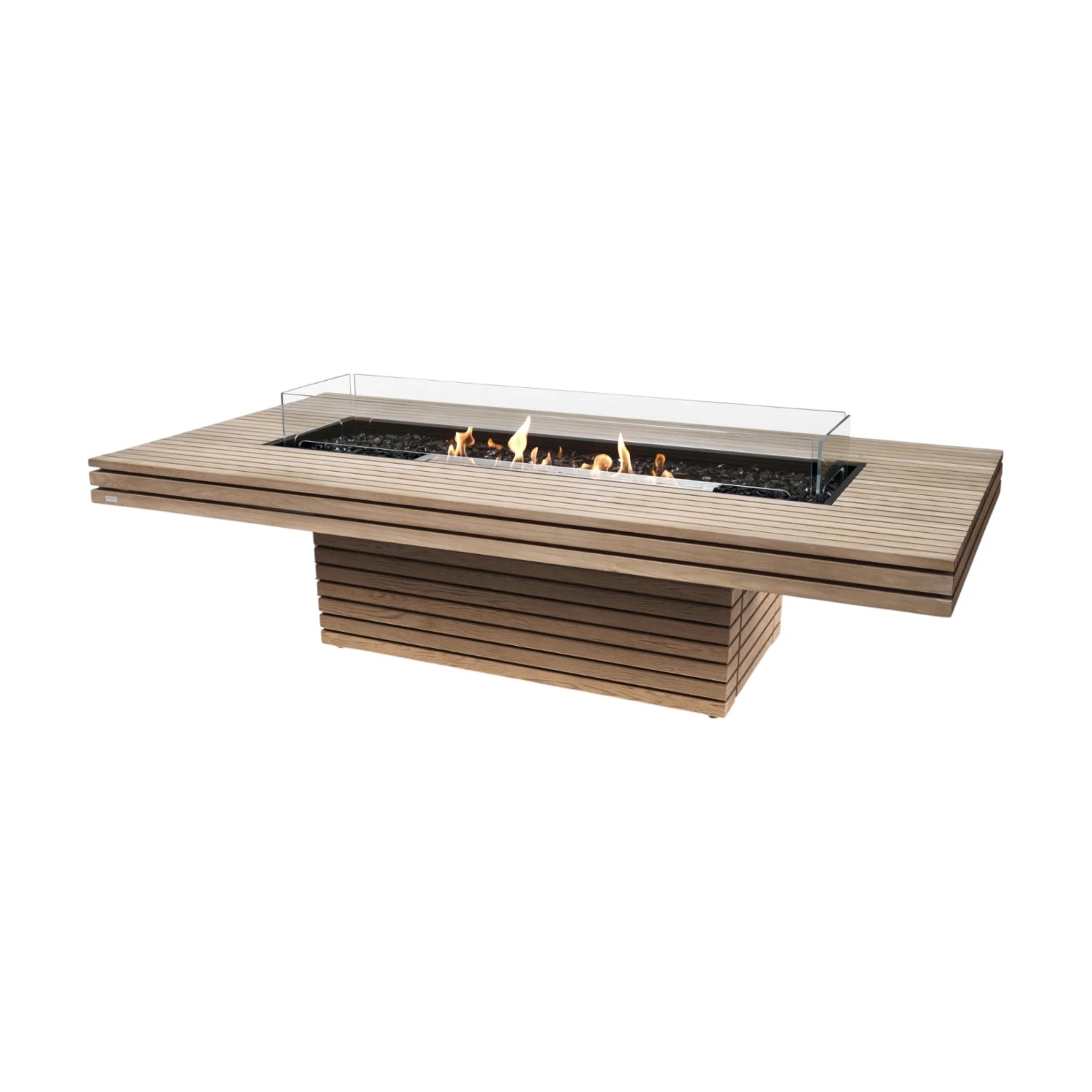 Gin 90 Chat - Teak Bioethanol Fire Pit