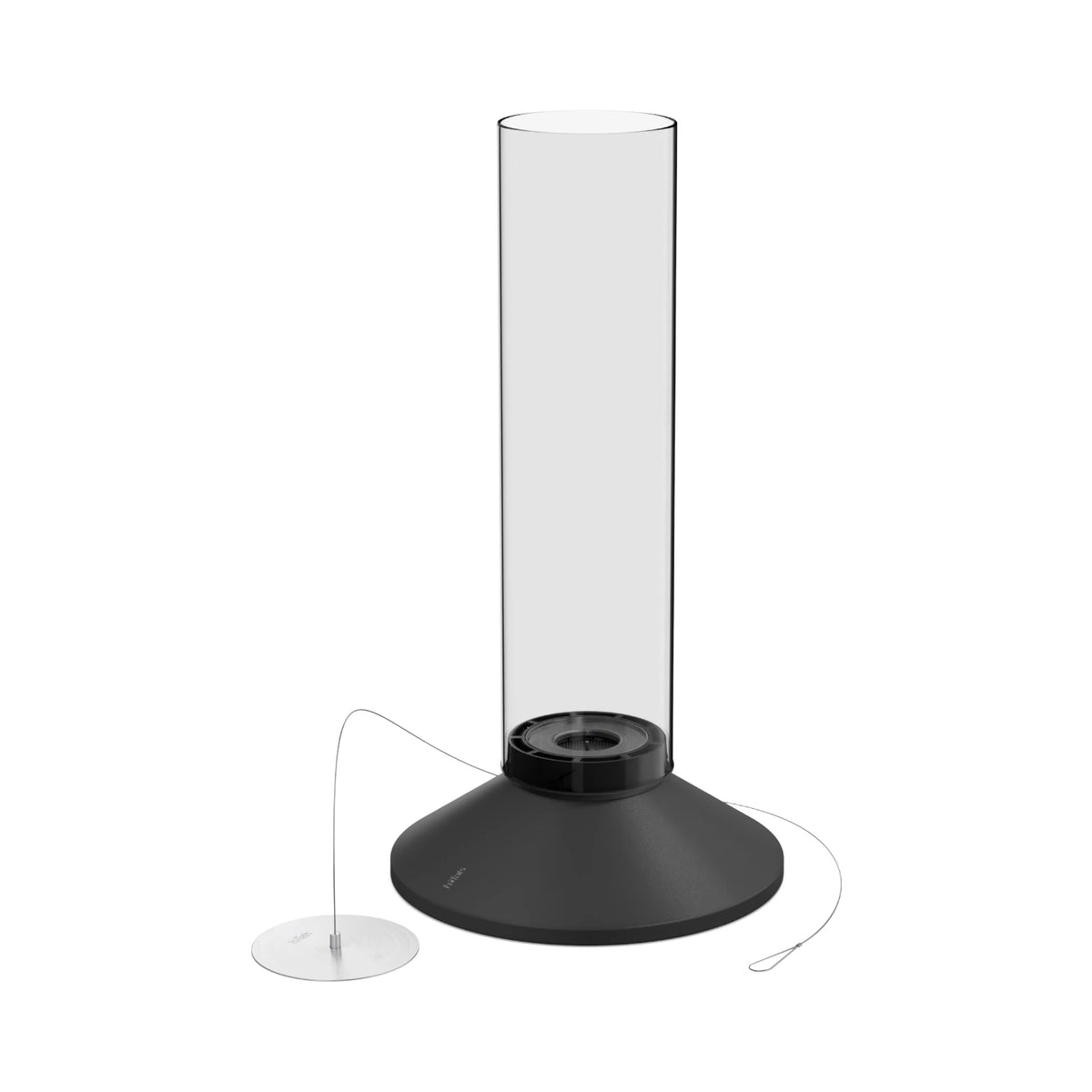 Caminetto da tavolo SPIN X 1500 - Nero totale
