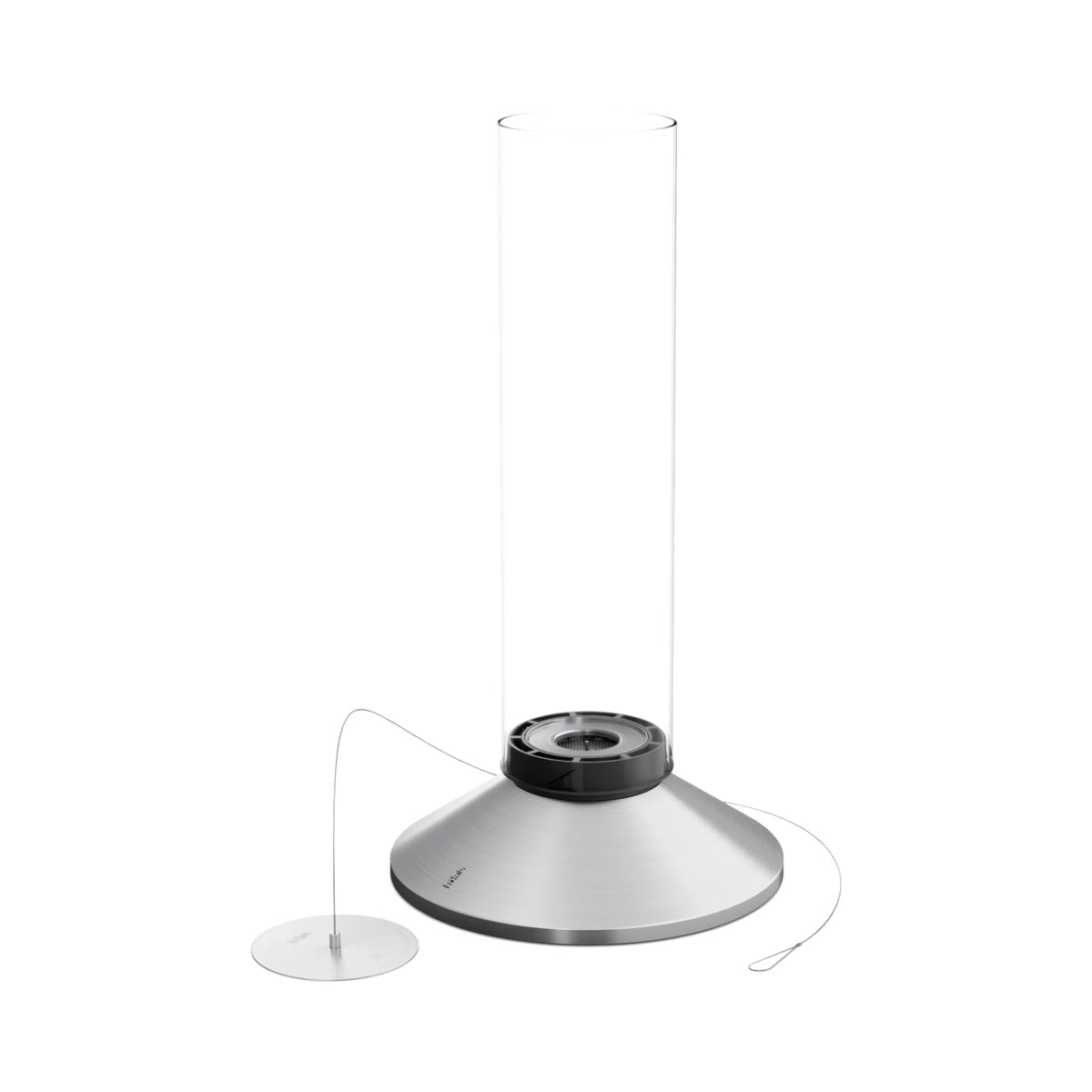 SPIN X 900 Tabletop Fireplace - Silver