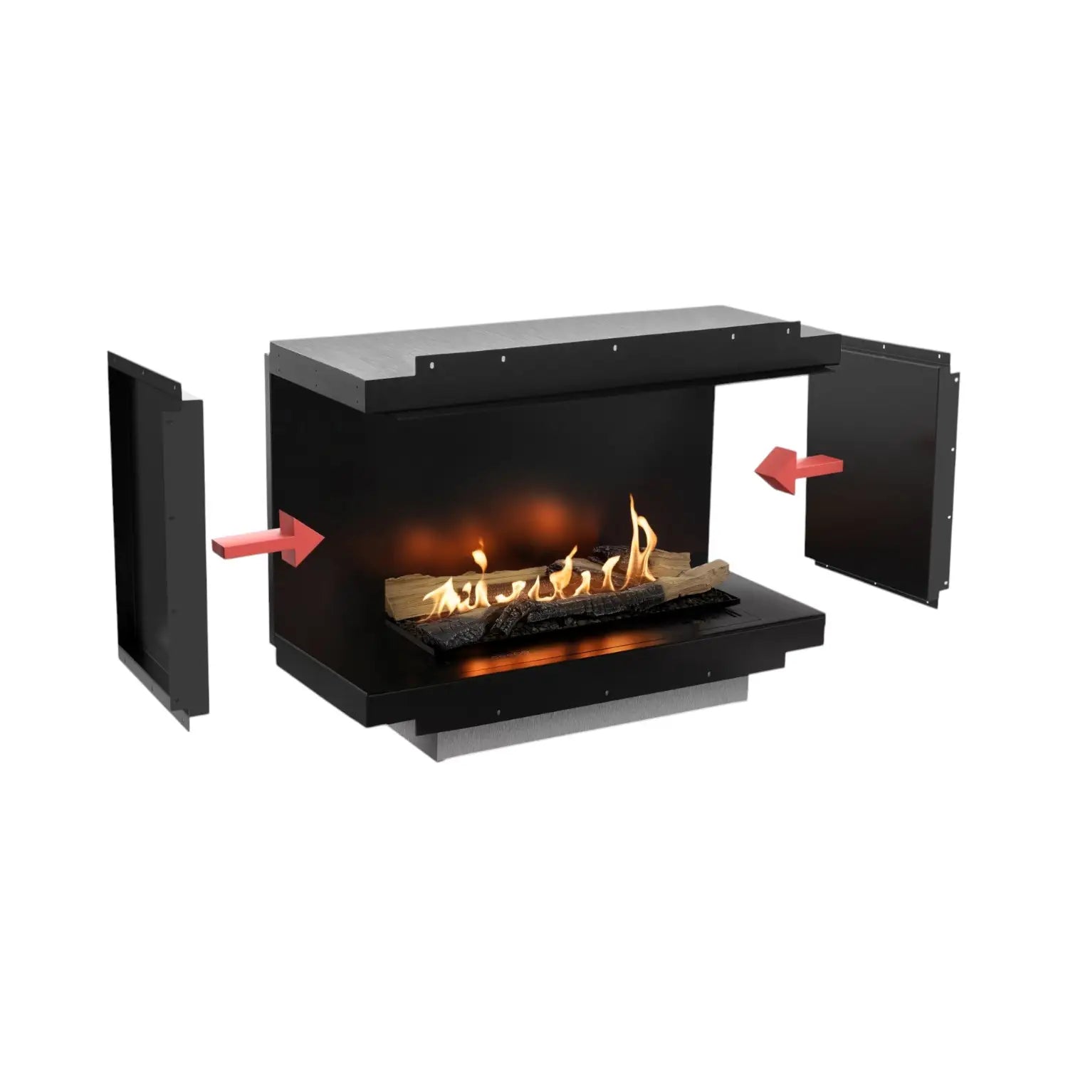 Neo 500 Fireplace - Caminetto a bioetanolo da incasso