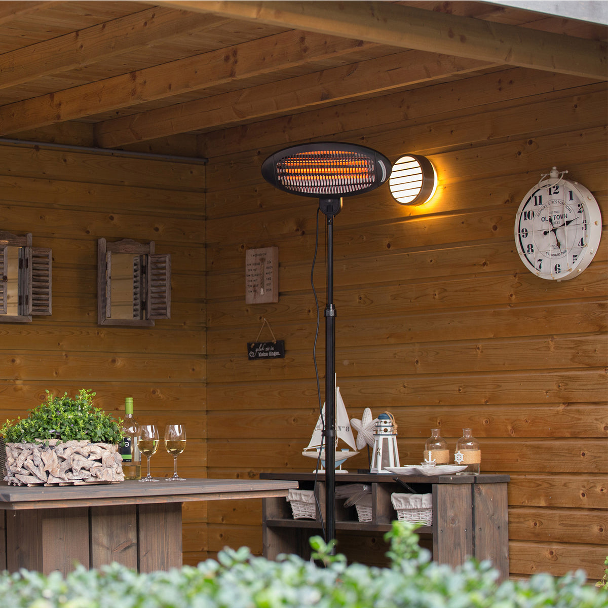 Stufa da patio autoportante Elektra 2000 Watt
