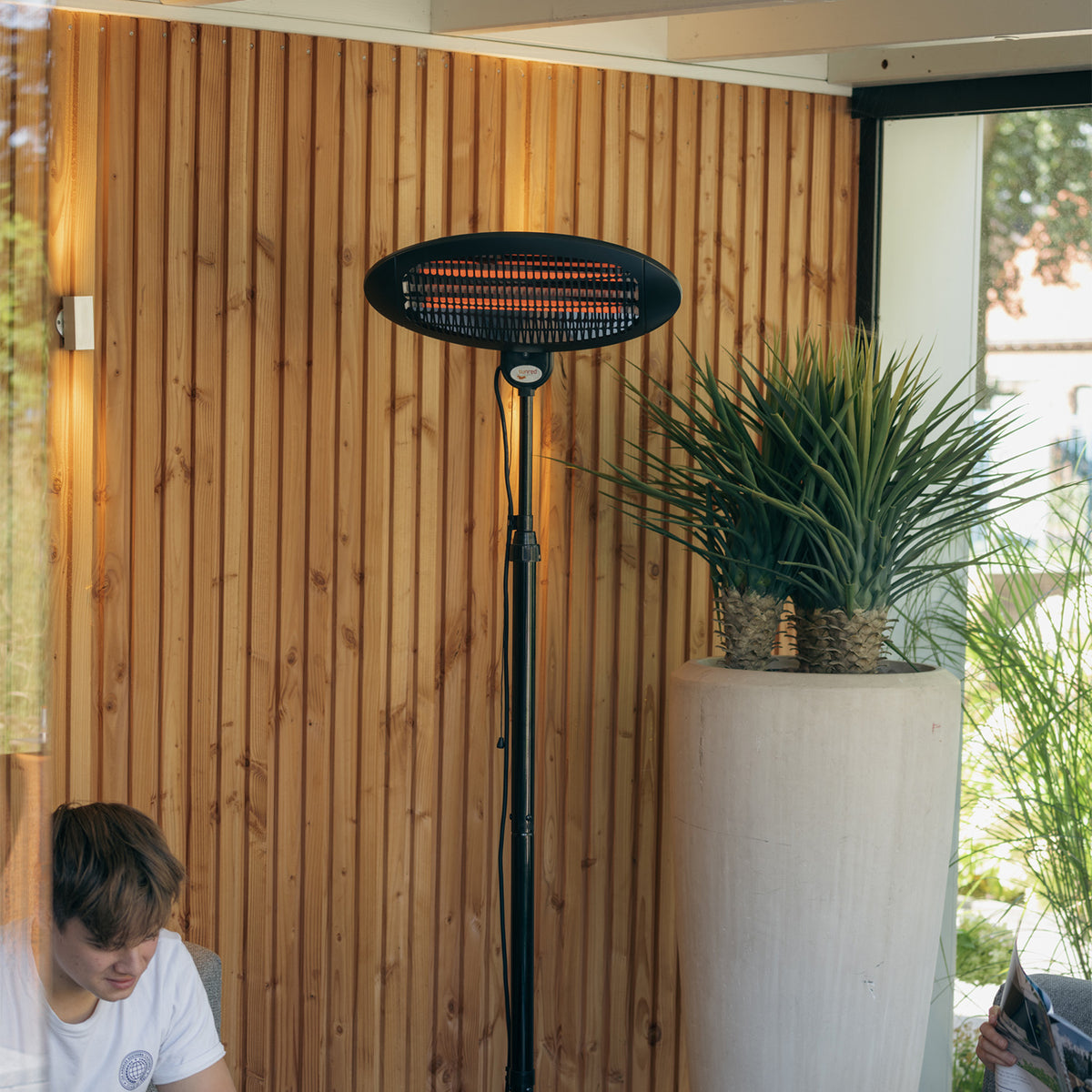 Stufa da patio autoportante Elektra 2000 Watt