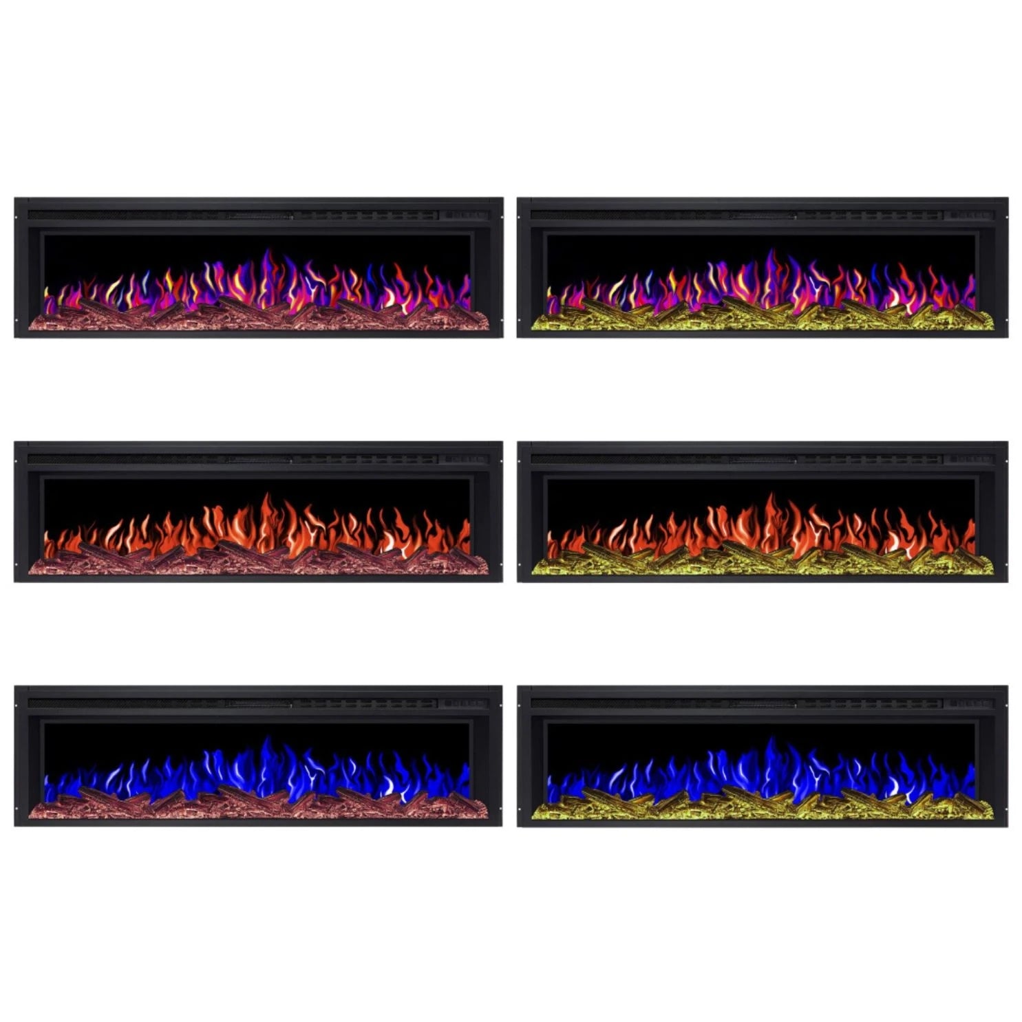 AF58 Multicolor - Inserto per Camino Elettrico