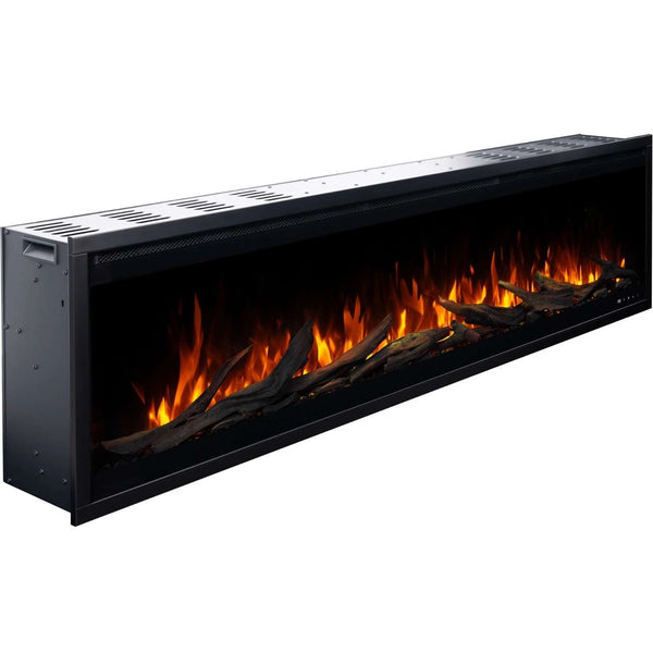Royal 3D Nero 180 cm - Camino Elettrico