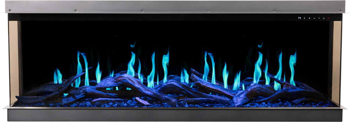 Gold 132 cm - Built-In Electric Fireplace