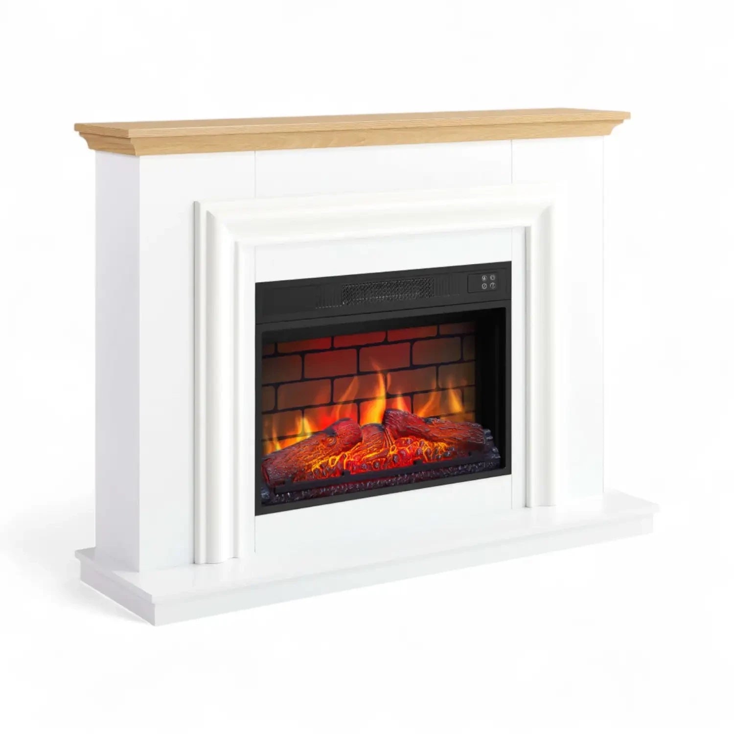 Set Camino Elettrico Marbelya – Bianco / Rovere Naturale
