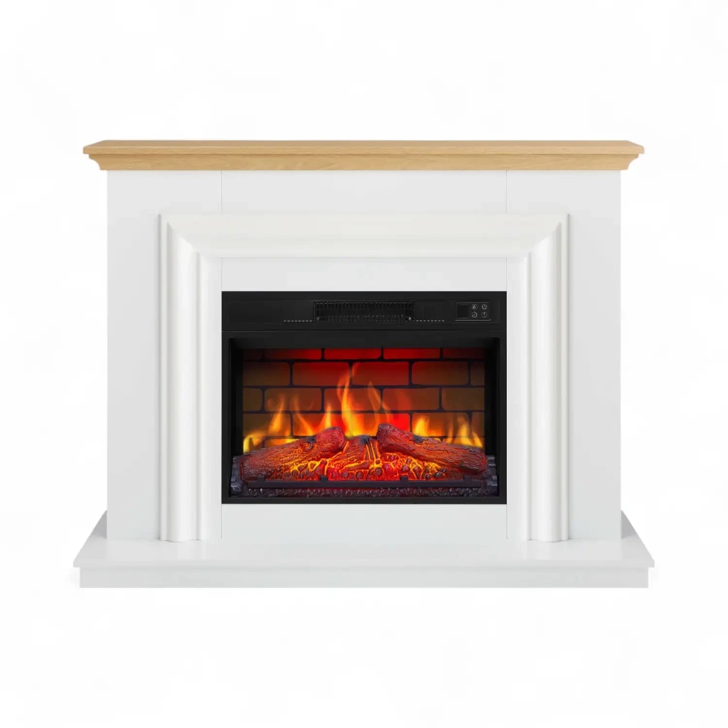 Set Camino Elettrico Marbelya – Bianco / Rovere Naturale