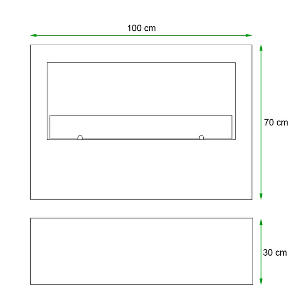 Lansing - Biocamino da pavimento nero