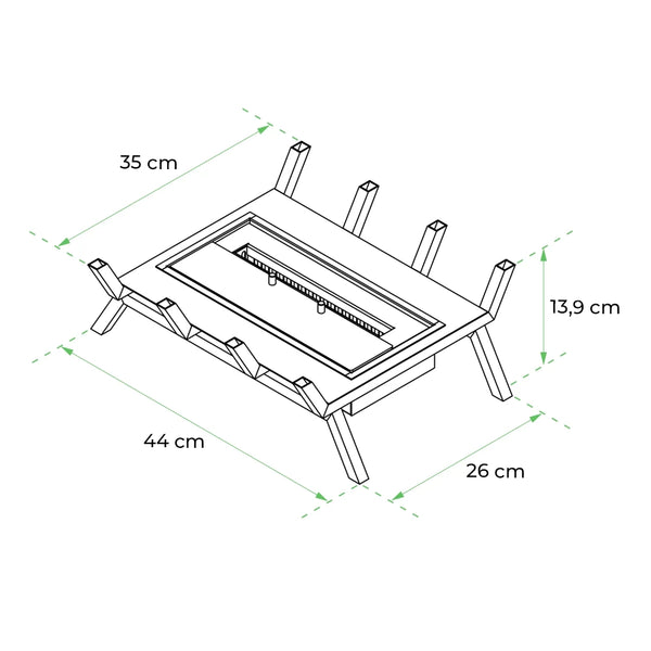 Grate M - Inserto Freestanding 40 cm