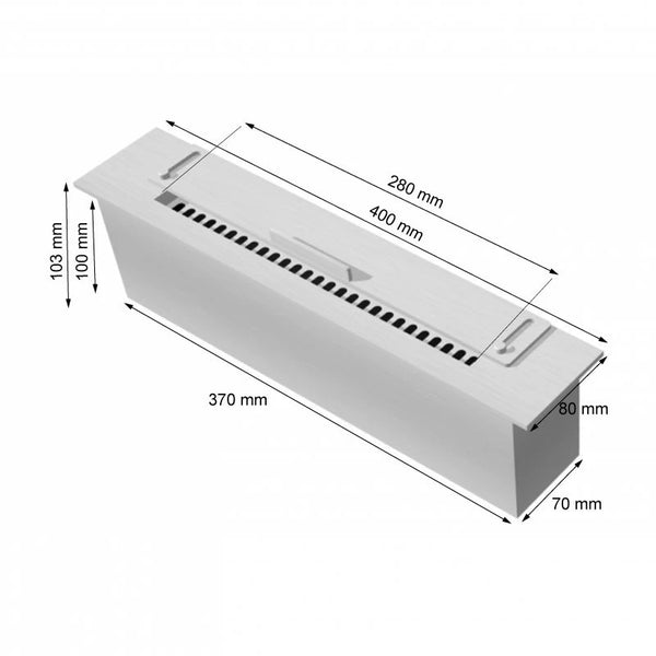 Bruciatore a bioetanolo Slimline - 40 cm