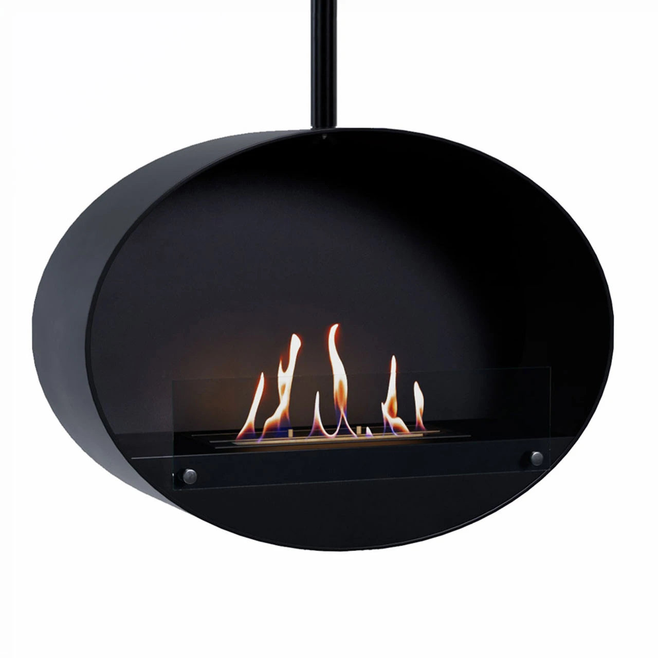 Halifax nero - Biocamino sospeso - 80cm
