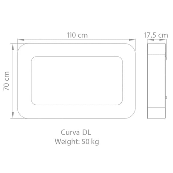 Safretti Curva DL - White