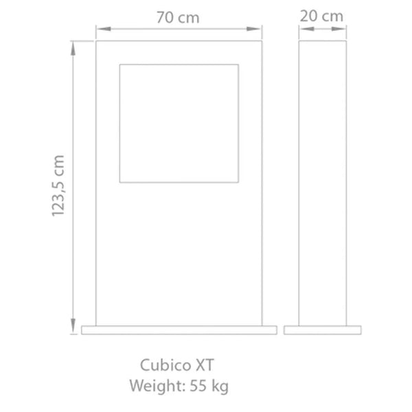 Safretti Cubico XT - Acciaio inox