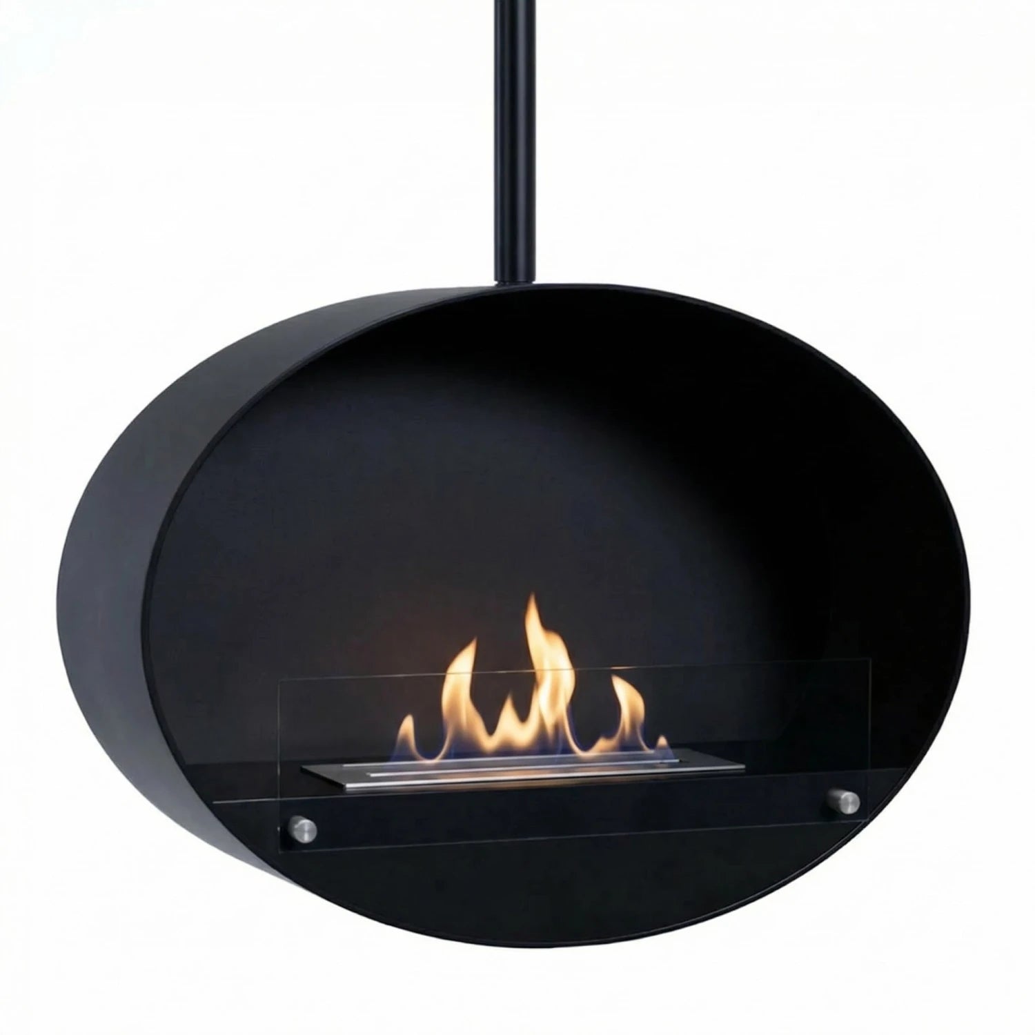 Halifax nero - Biocamino sospeso - 80cm