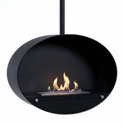 Halifax nero - Biocamino sospeso - 80cm