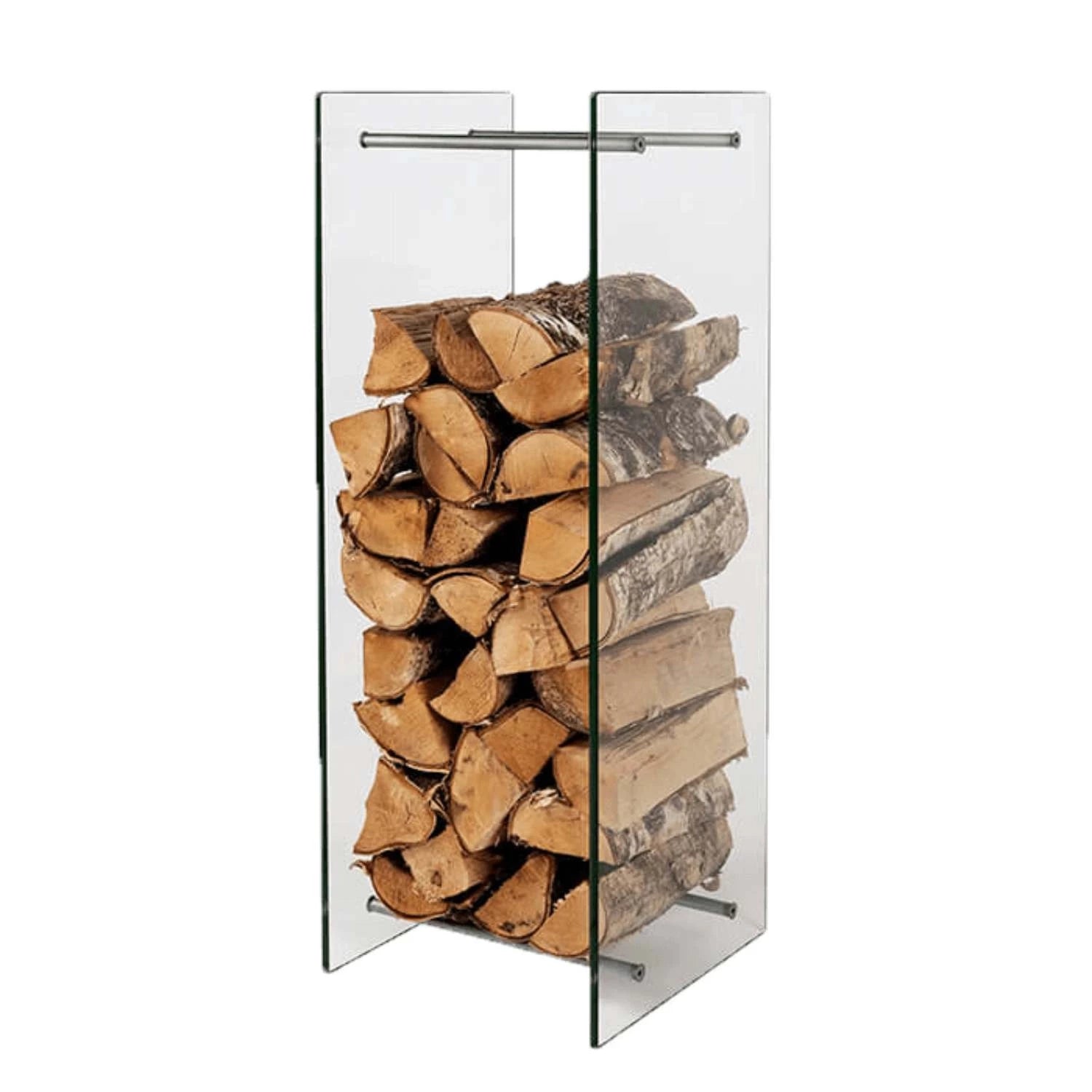 Portalegna in vetro rack 140