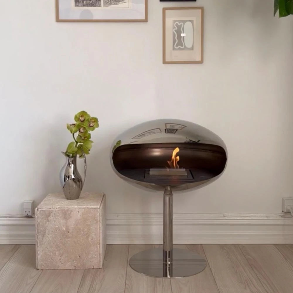 Cocoon Pedestal - Biocamino da Terra Acciaio