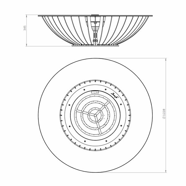 Cosmo Stufa a gas – Nero