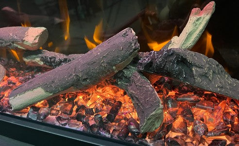 Caminetto elettrico Dammer – Nero