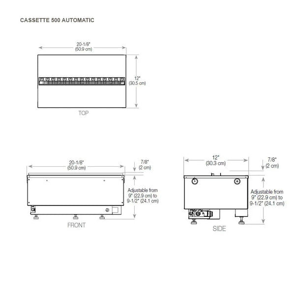 Optimyst Cassette 500 Projects - 50 cm (Auto)