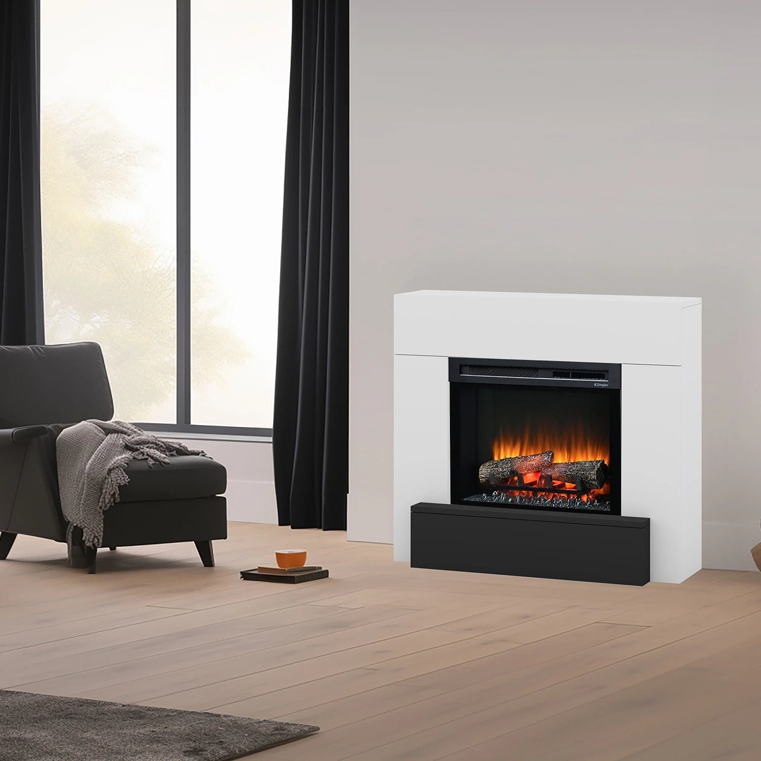 Vigor - Caminetto elettrico classico