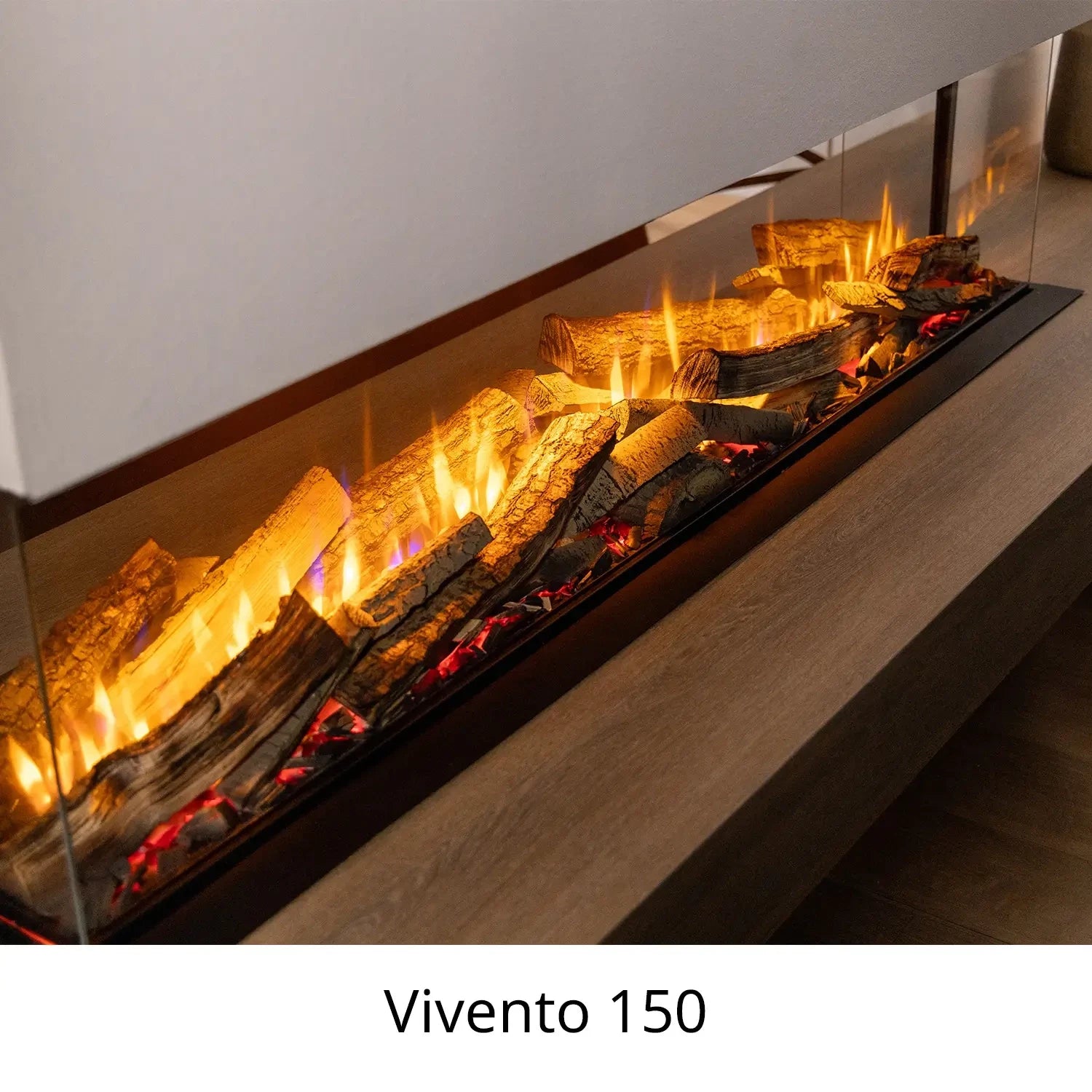 Vivente Plus 100 - Caminetto elettrico da incasso
