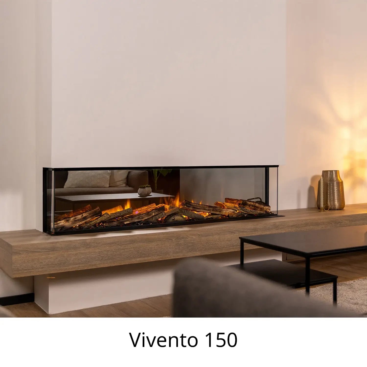 Vivente Plus 100 - Caminetto elettrico da incasso