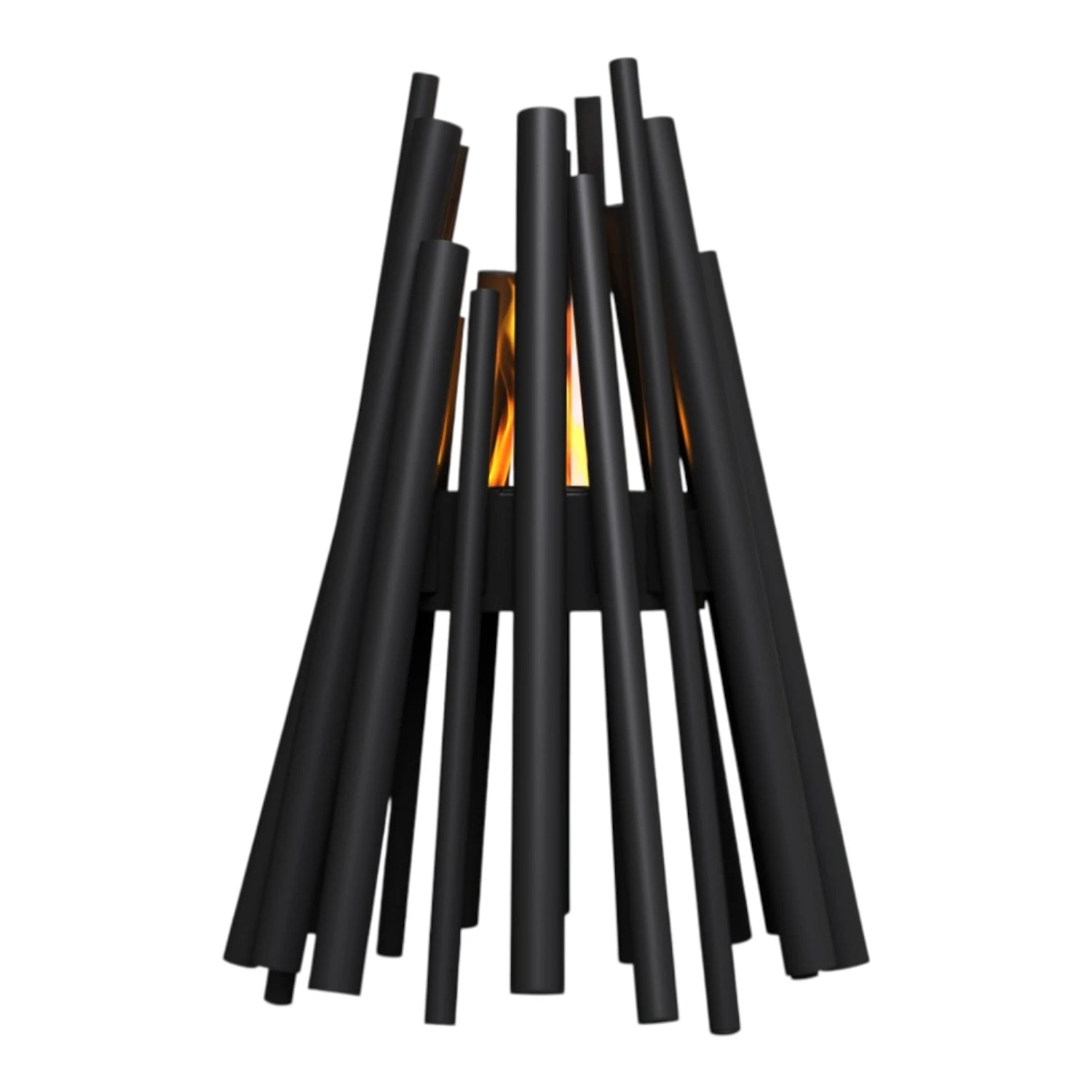 Stix Outdoor - Caminetto a bioetanolo nero per esterni