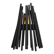 Stix Outdoor - Caminetto a bioetanolo nero per esterni