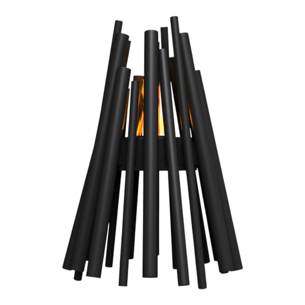 Stix Outdoor - Caminetto a bioetanolo nero per esterni