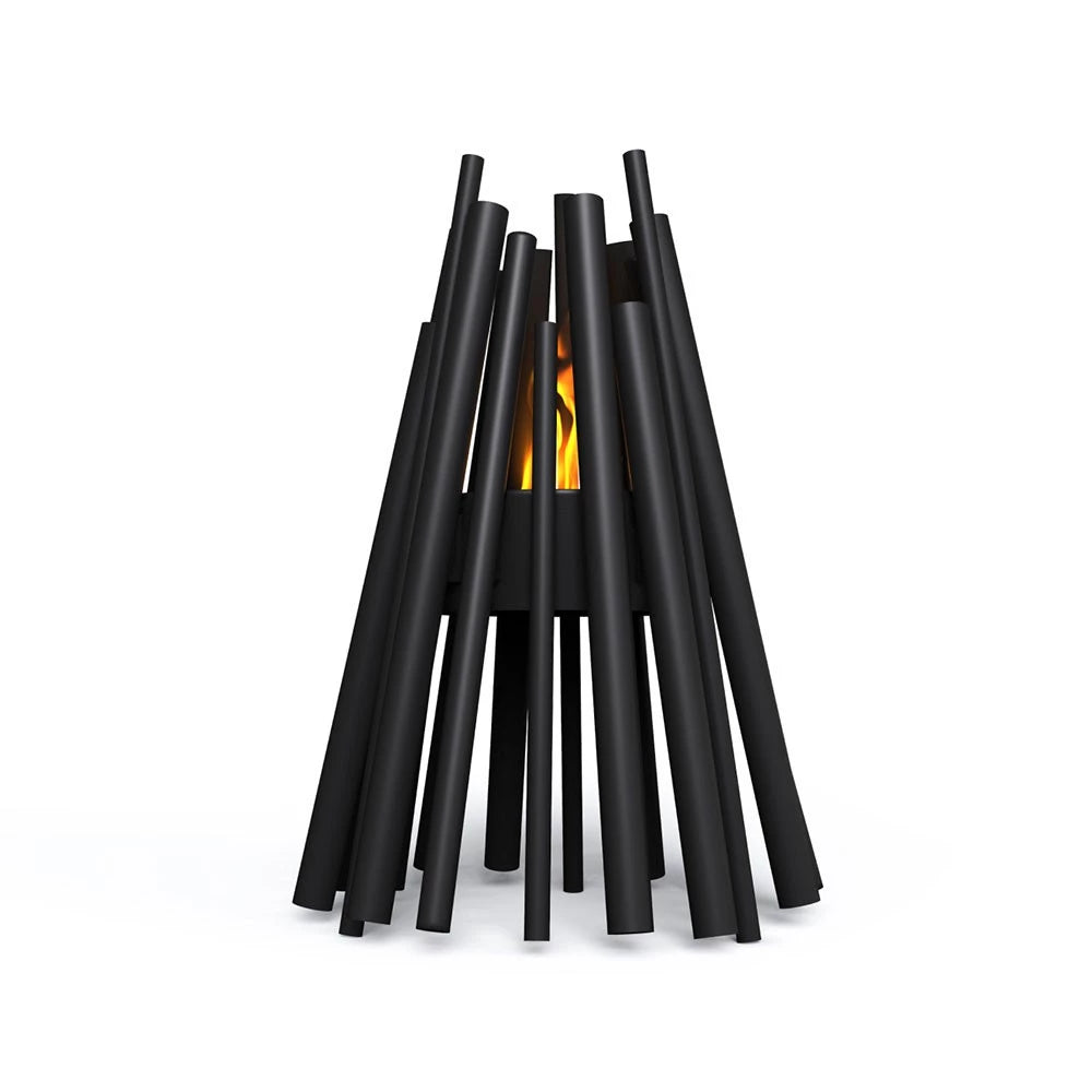 Stix 8 outdoor bioethanol fireplace, larger sculptural style