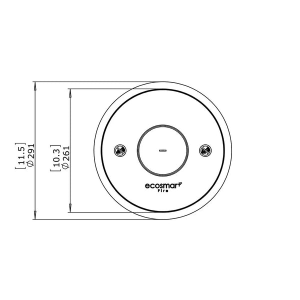 Bruciatore a bioetanolo AB3 - 29,1 cm