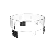 R530 glass screen for bioethanol fireplace, round shape