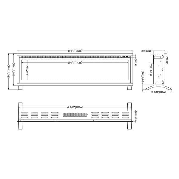 Caminetto elettrico Regal 126